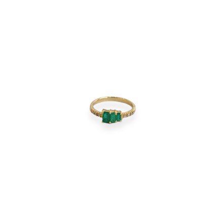 Emerald & Diamond Ring