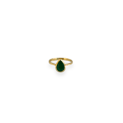 Emerald Bezel Ring