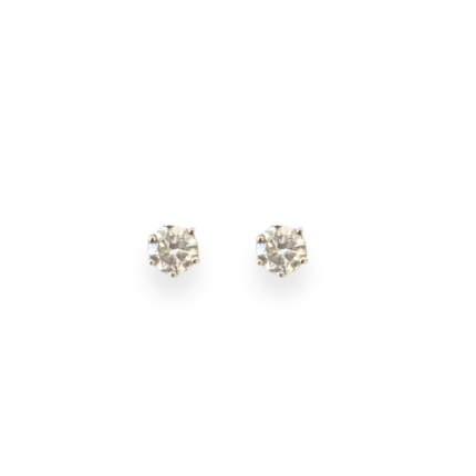 Diamond Solitare Earrings