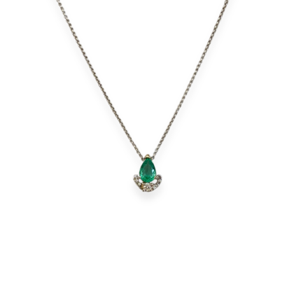 Emerald & Diamond Necklace